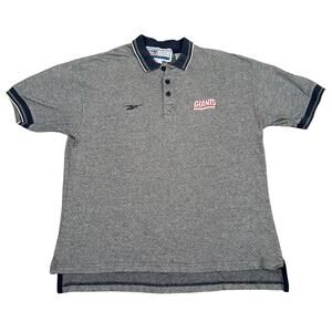 Vintage New York Giants NFL Pro Line Polo Collared Reebok Shirt 90s Size Large